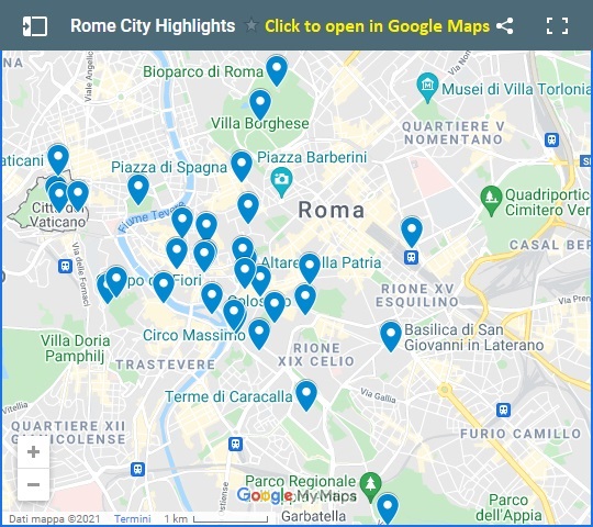 Rome city attractions